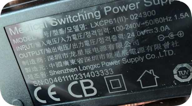 *Brand NEW* Applicable to Longxingchen Medical Switching Power Supply 24V3A 72W Power Ad